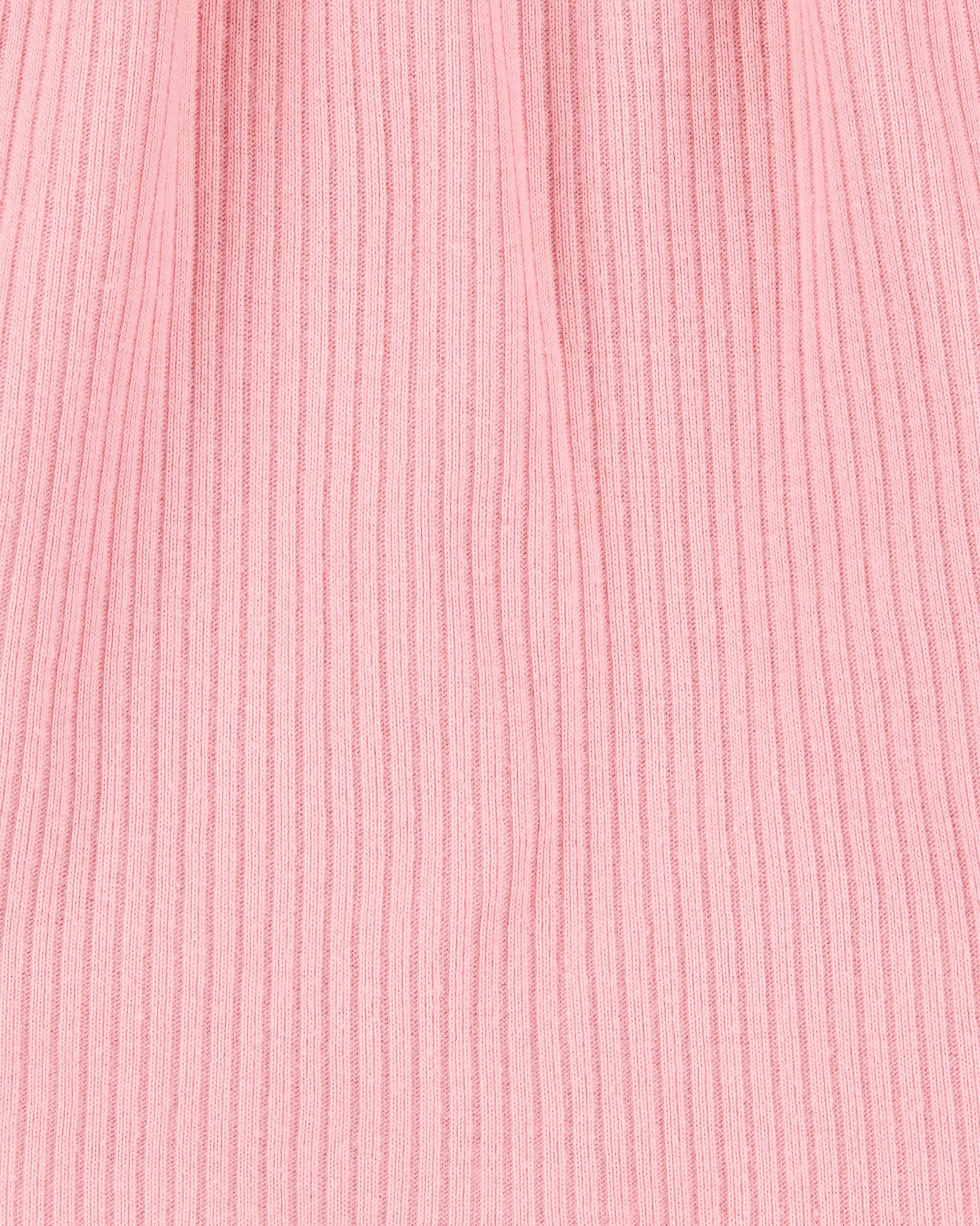 Baby 2-Piece Bodysuit Dress & Cardigan Set - Pink/Ivory