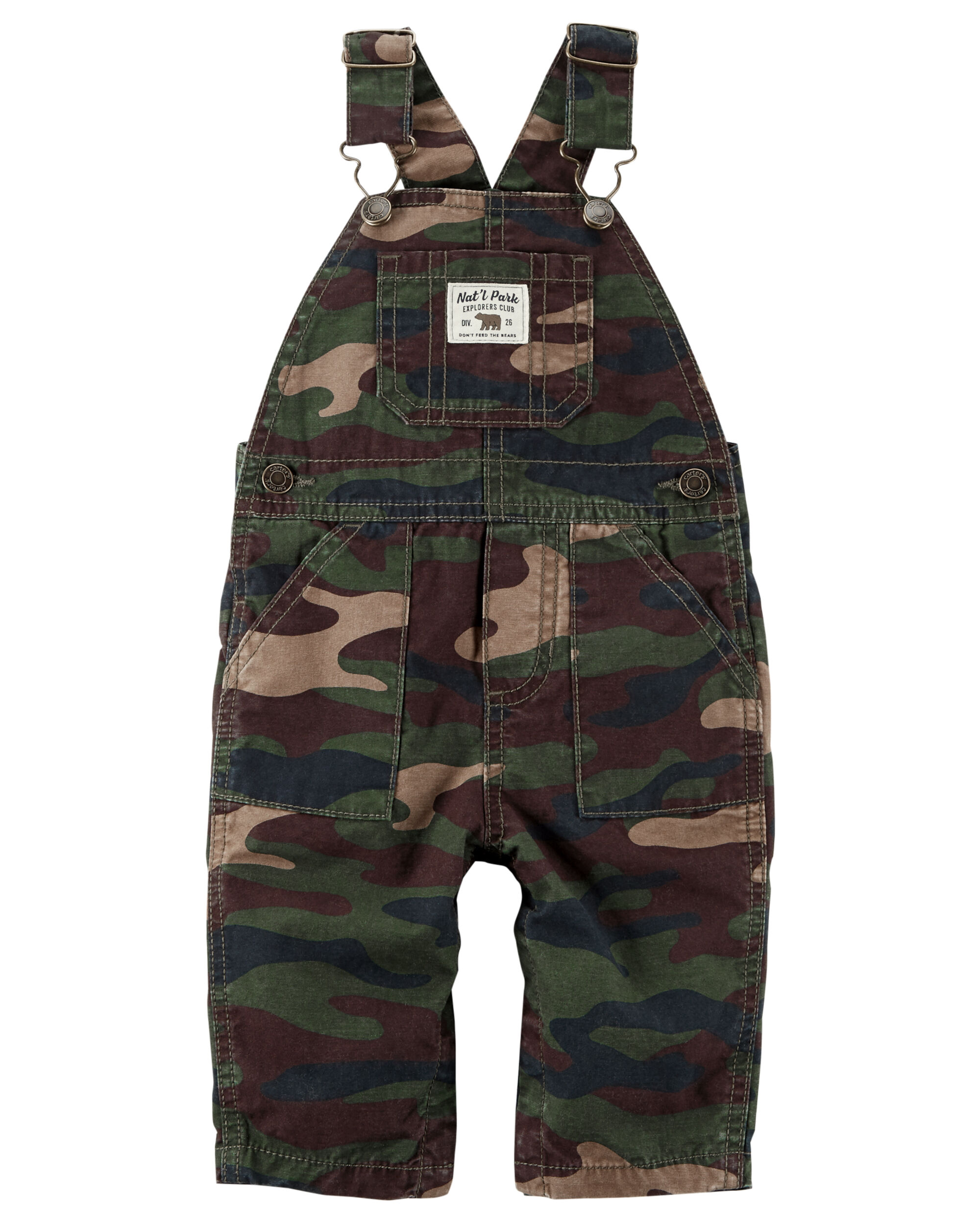 girls camo overalls