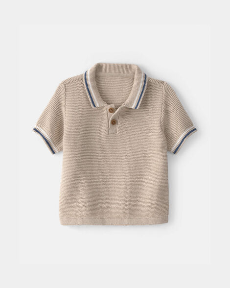 Baby Boy Polo Shirt - Brown