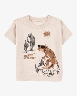 Product image 1 of Toddler Desert Lizard Graphic Tee - Ivory