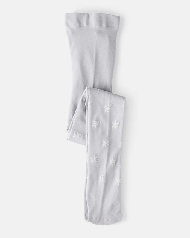 Product image 1 of Toddler Girl Snowflake Print Tights - Blue