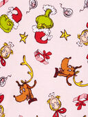 Multi - Kid 2-Piece Christmas Grinch 100% Snug Fit Cotton Pajamas, Selected