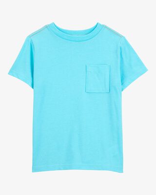 Product image 1 of Kid Solid Short-Sleeve Tee - Blue