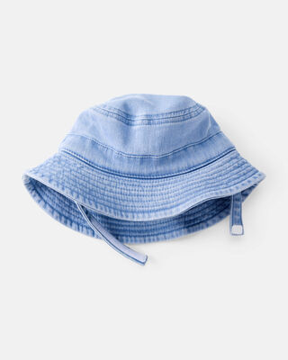 Product image 2 of Baby Girl Chambray Bucket Hat - Blue