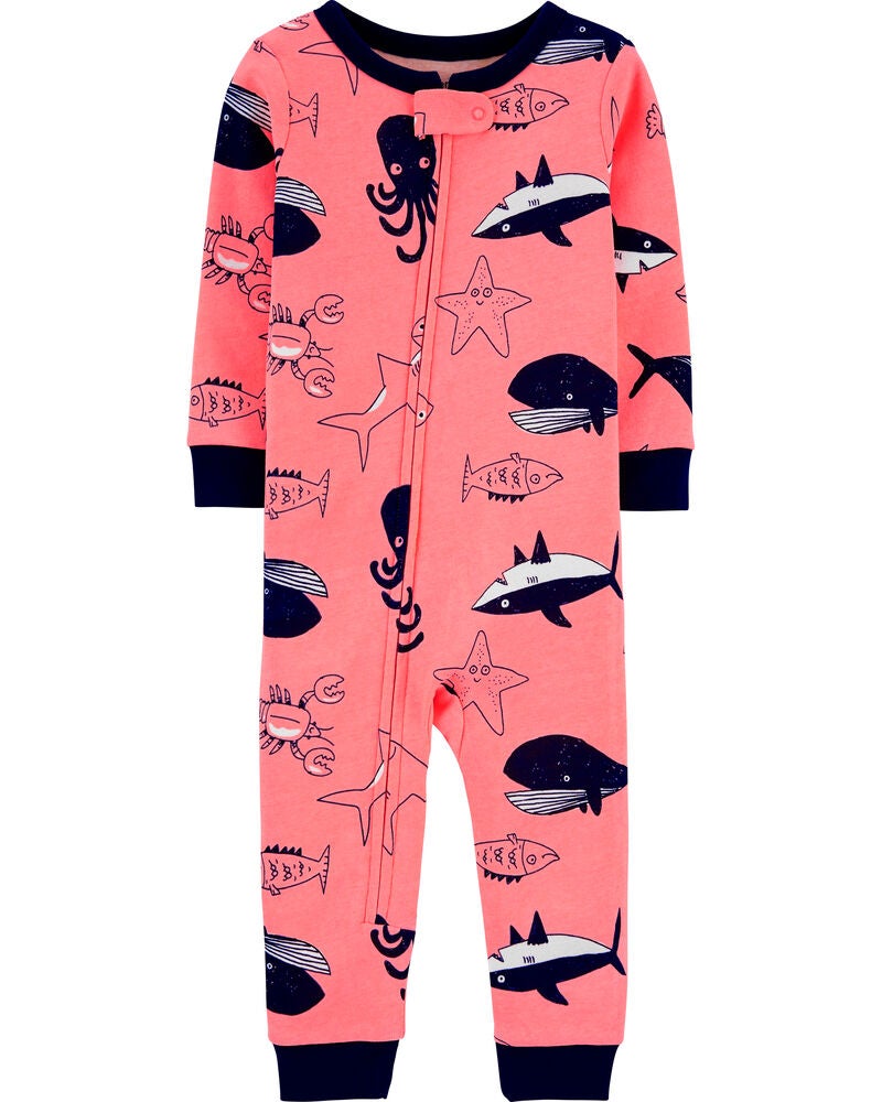 1 Piece 100 Snug Fit Cotton Footless Pjs Carters Com