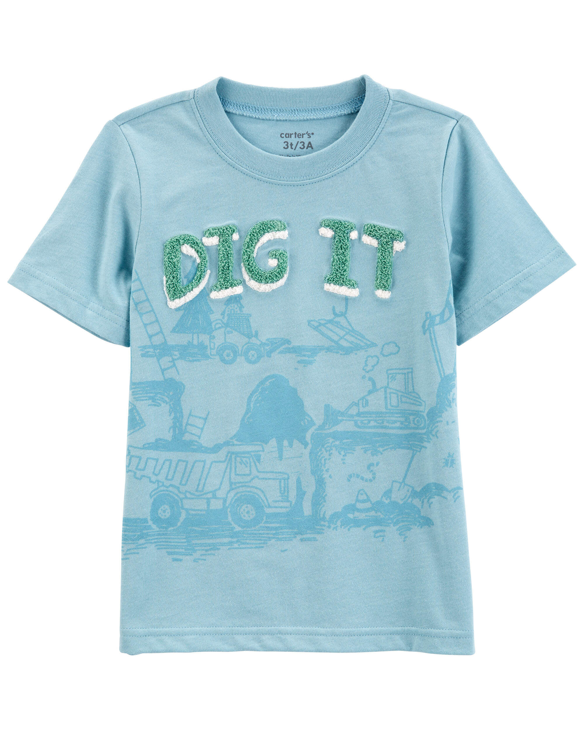 Toddler Dig It Construction Graphic Tee - Carter's | Carter's