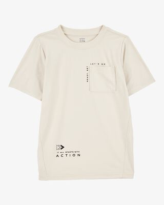Product image 1 of Kid Solid Short-Sleeve Tee - Ivory