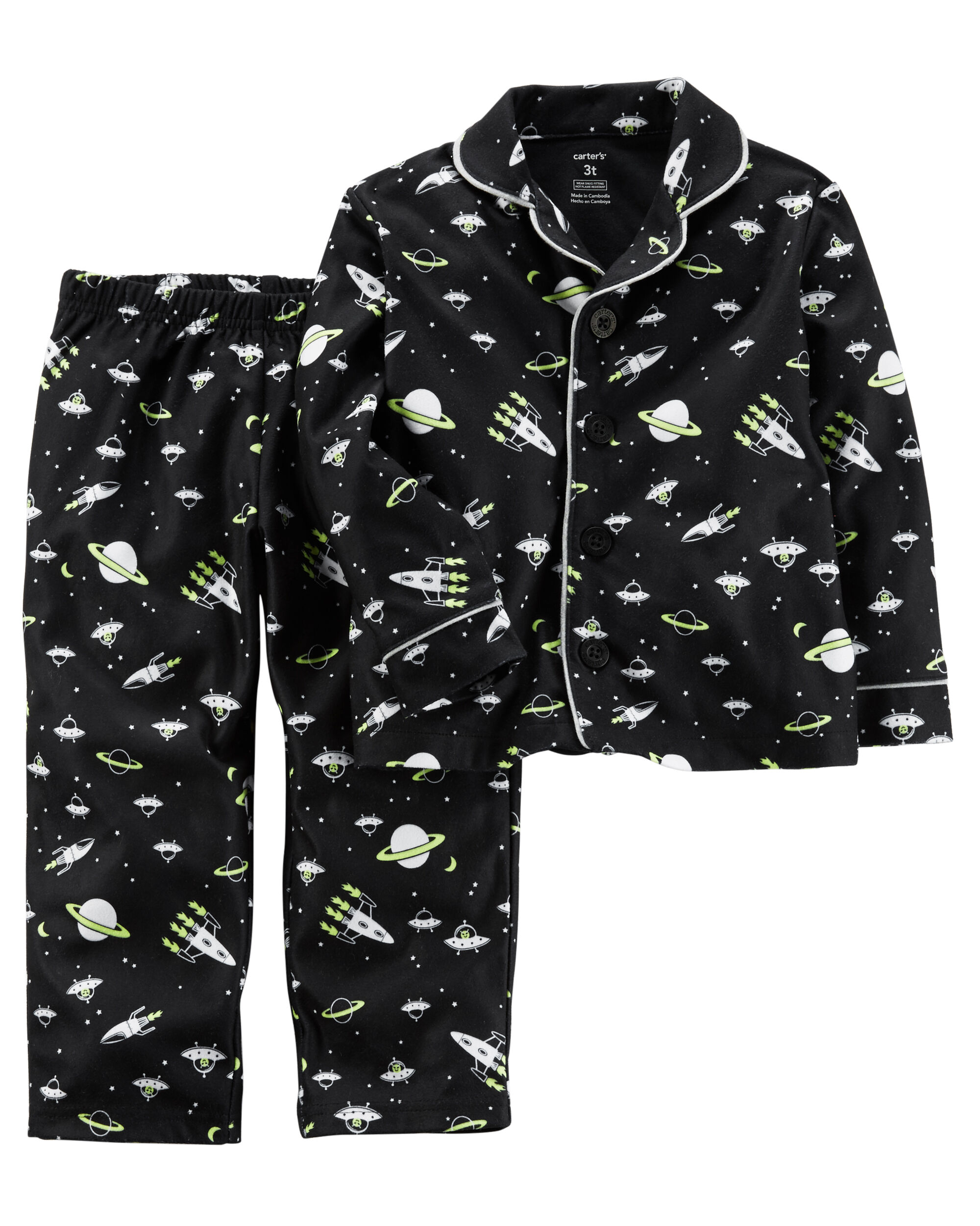 carter's 2 piece fleece pajamas