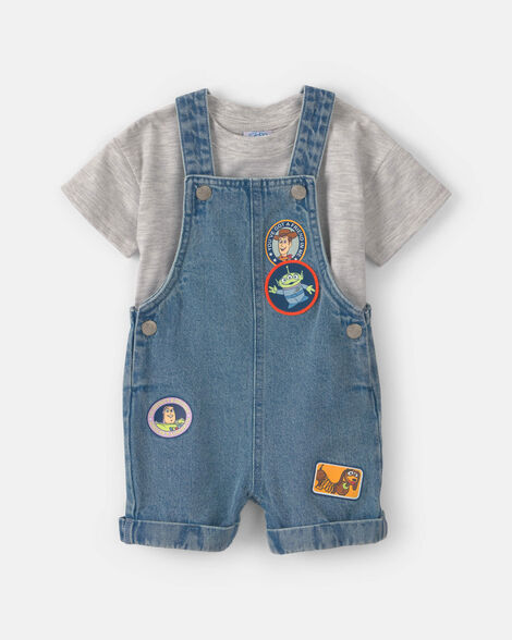 baby boy 2-piece pixar© toy story denim jumpsuit