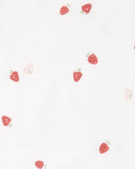 Product image 2 of Baby Girl 5-Pack Cherries & Hearts Short-Sleeve Bodysuits