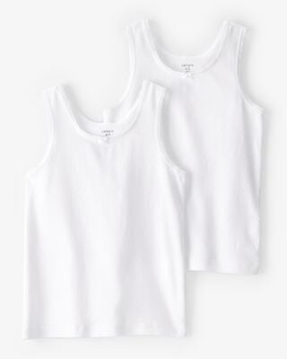 Product image 1 of 2-Pack Bow Accent Cotton Cami Tanks