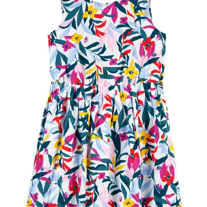 Floral Linen Dress | carters.com