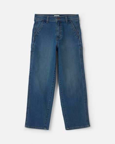 Boys Denim Baggy Jeans - Medium Wash