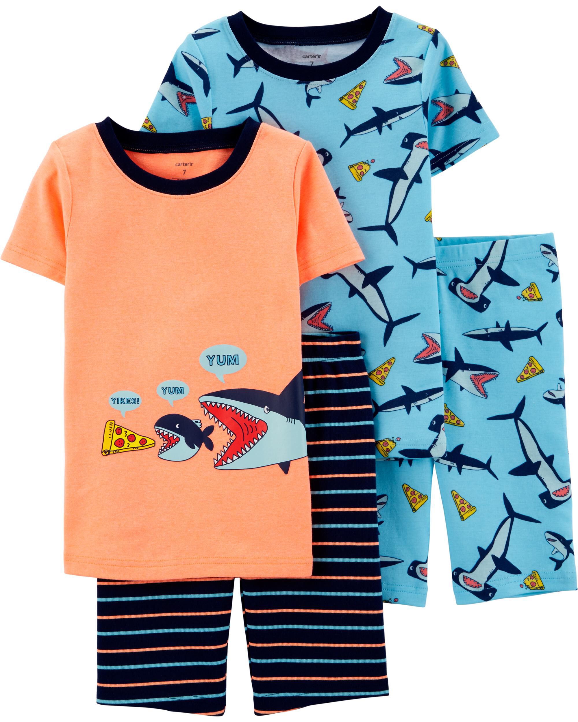 Carter's shark pajamas