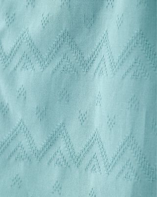 Product image 2 of Kid Chevron Print Short-Sleeve Button-Down - Teal