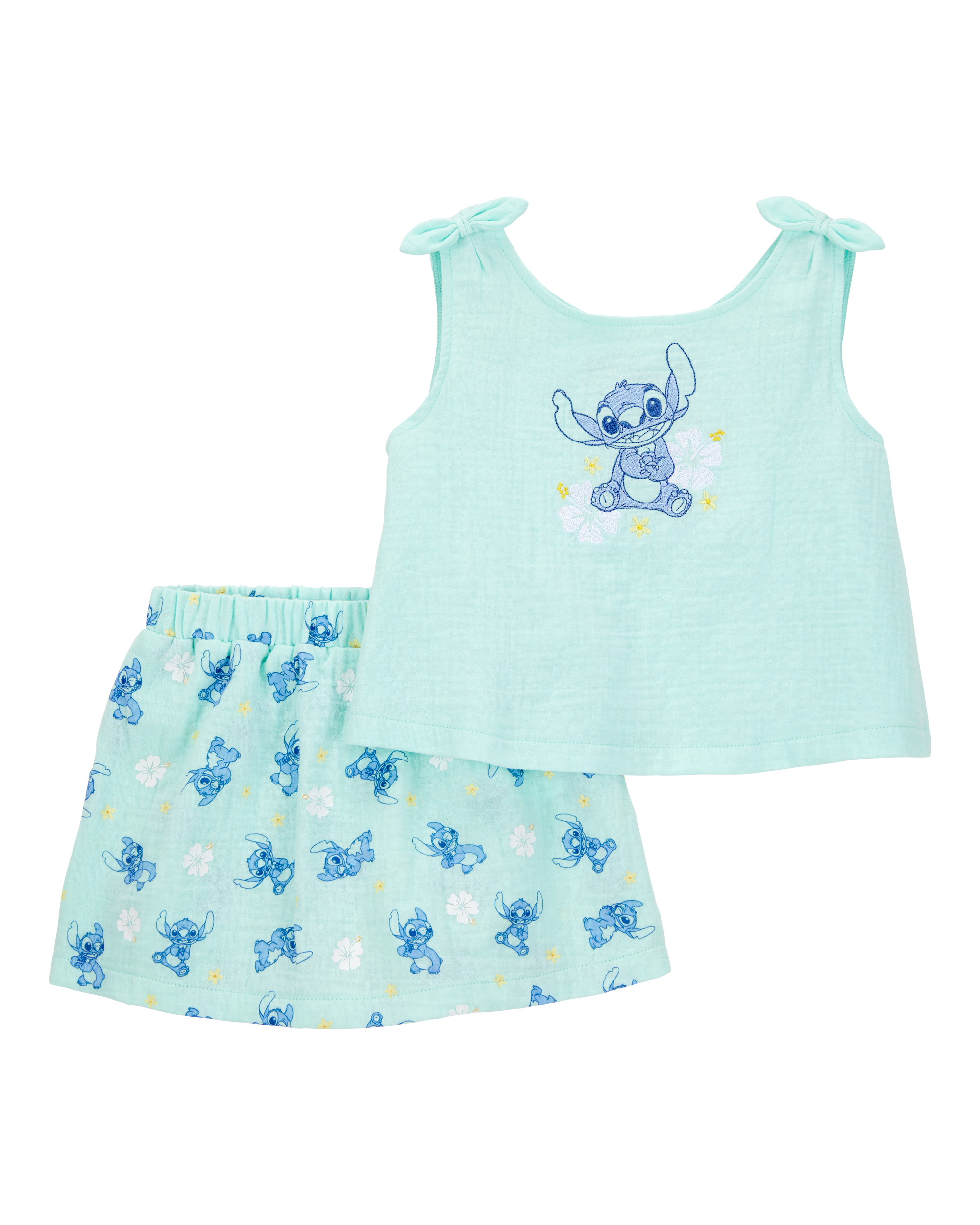 Toddler Girl Disney© Lilo & Stitch 2-Piece Tank Top Short Set