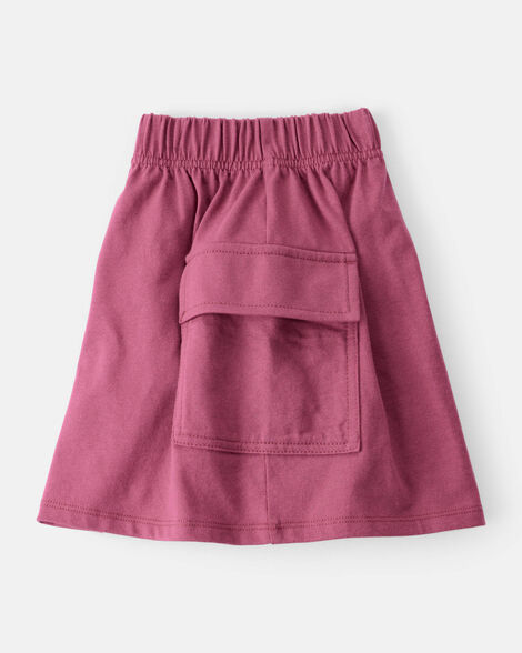 Product image 3 of Kid 2-Piece London Short-Sleeve Top & Skirt Set - Pink