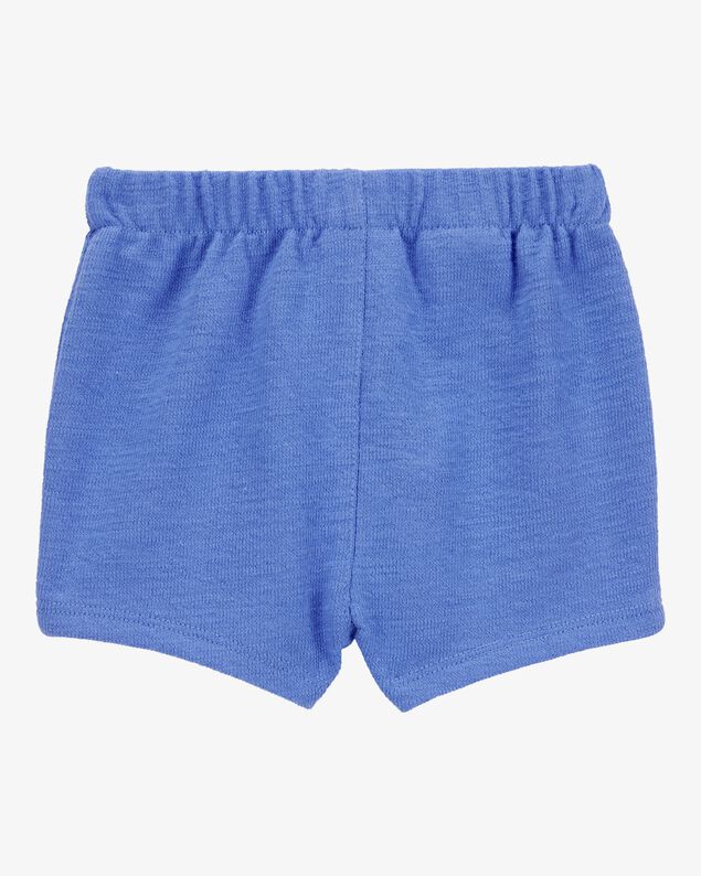 Product image 2 of Baby Pull-On French Terry Shorts - Blue