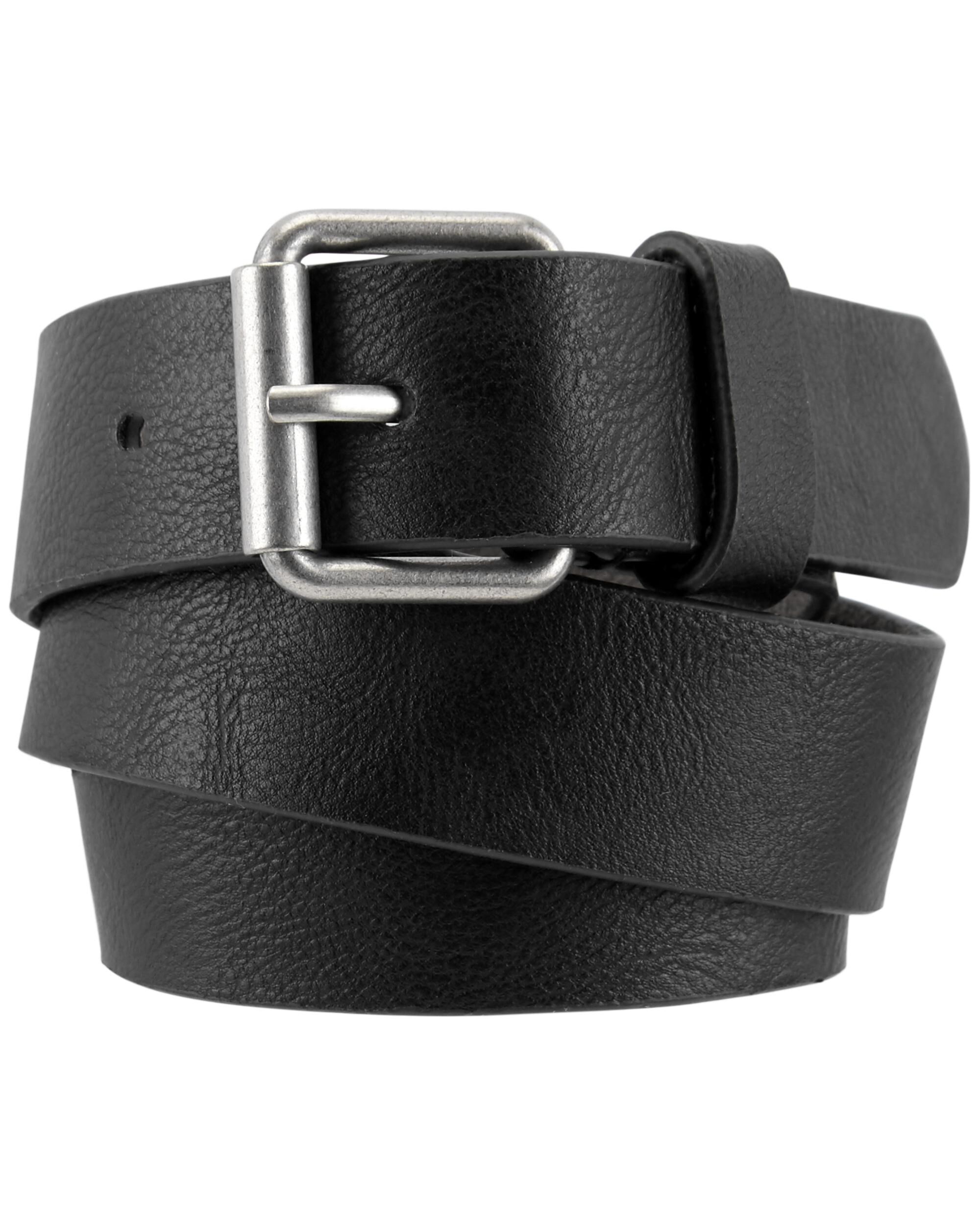 Osh Kosh Toddler Boys Brown Adjustable Faux Leather Belt 9-12 yr