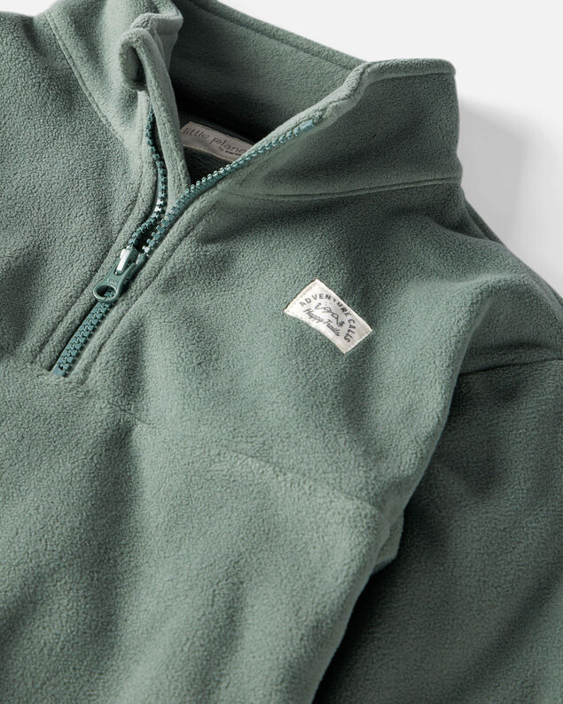 Product image 2 of Girls Recycled Microfleece Pullover 