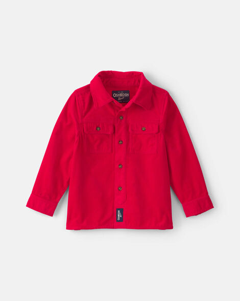 Toddler Boy Corduroy Jacket - Red