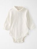 Olive, Sweet Cream - Baby Organic Cotton Corduroy Dress and Mock Neck Bodysuit Set, Selected