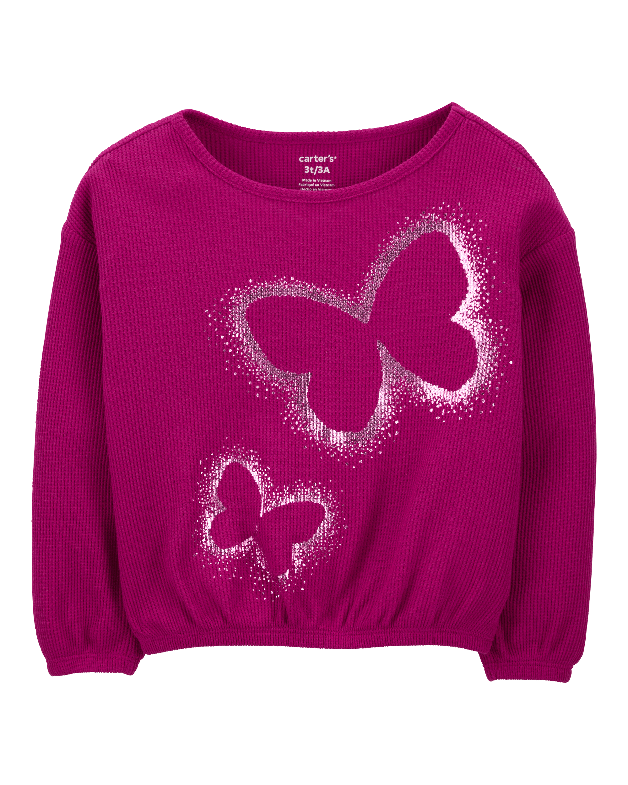 【2024春夏新色】 Metallic Star A Like Shine Toddler Thermal Carter's - Top 乳液・ミルク
