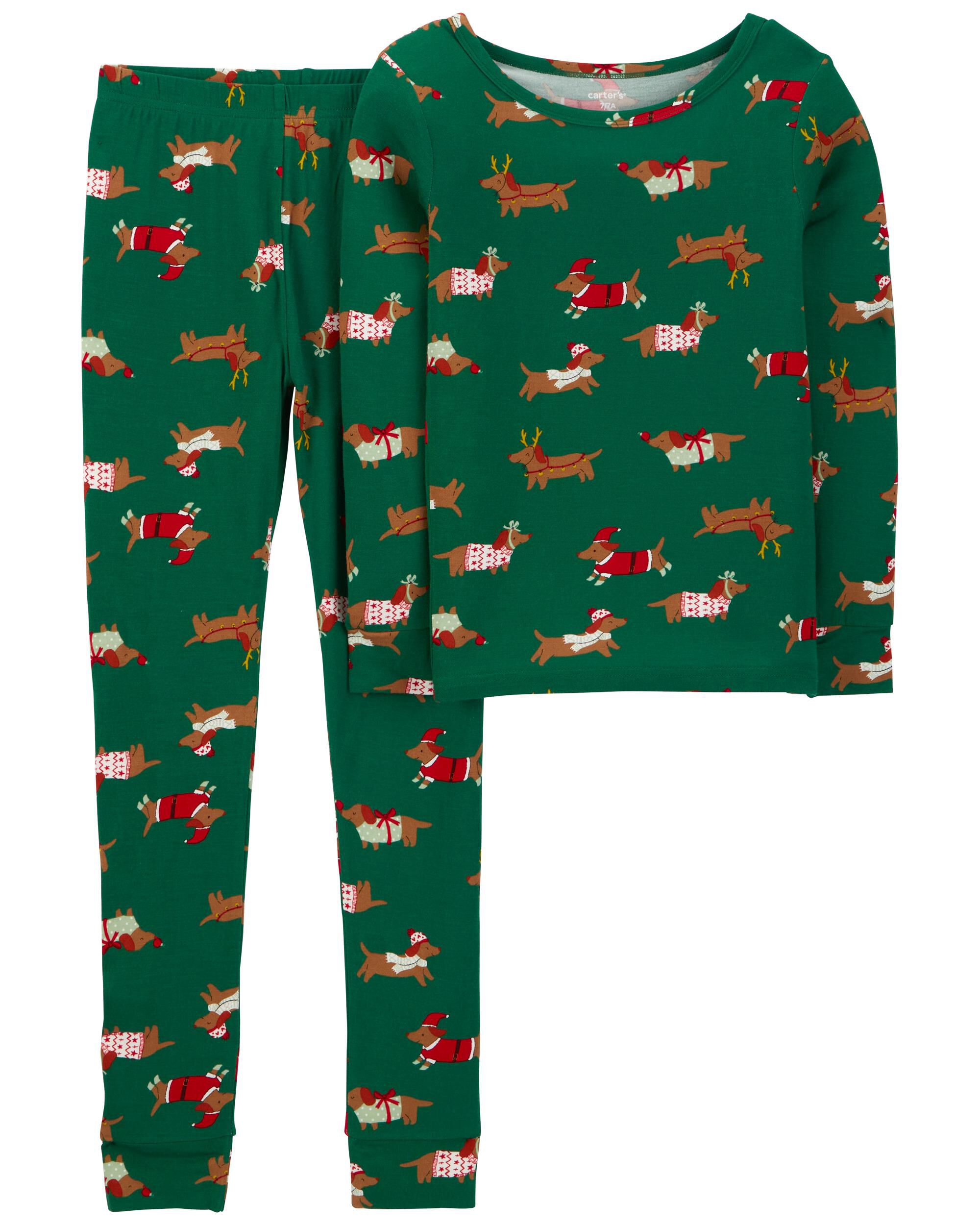 Toddler 2 Piece Christmas Dog PurelySoft Pajamas Carter s Carter s
