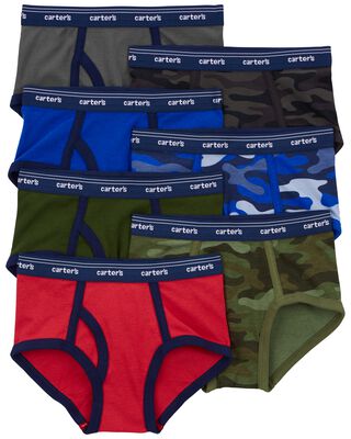 Product image 1 of Kid 7-Pack Cotton Briefs Underwear