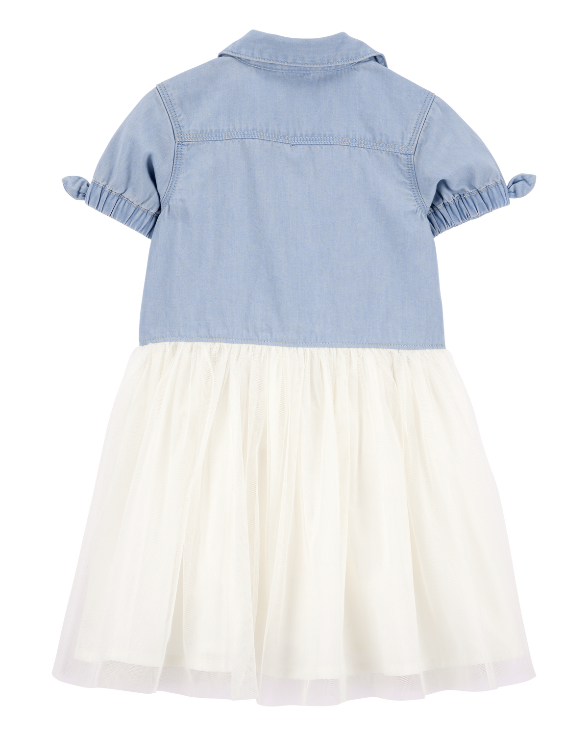 Toddler Two-Toned Short-Sleeve Denim Dress - OshKosh | Carter's Toddler Two-Toned Short-Sleeve Denim Dress - OshKosh | Carter's