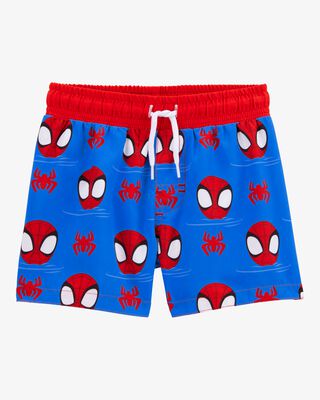 Product image 1 of Toddler Marvel™ Spider-Man Swim Trunks - Red/Blue