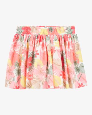 Product image 1 of Kid Floral Stretch Skort - Pink