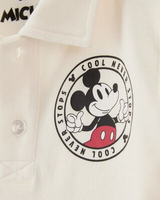 Product image 2 of Toddler 2-Piece Mickey Mouse Polo Shirt & Short Set - Heather/Red