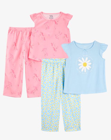 Product image 1 of Toddler 4-Piece Loose Fit Pajamas
