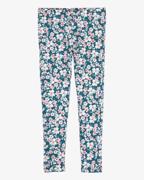 Product image 1 of Kid Floral Print Stretch Leggings