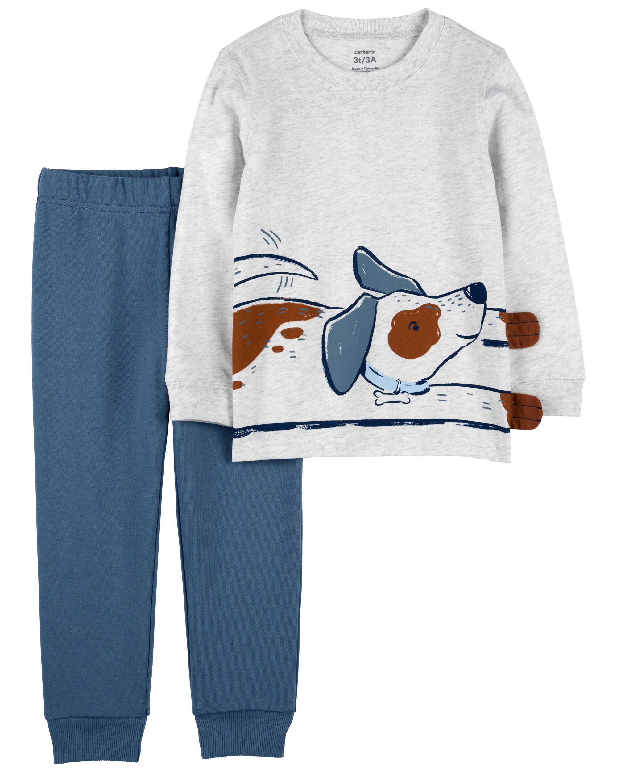 Toddler 2 Piece Dog Tee Jogger Set Carter s Carter s