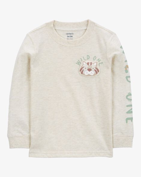  Product image 1 of Toddler Wild One Graphic Tee - Cream