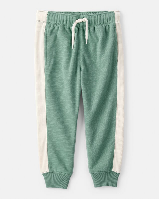 Product image 2 of Toddler 2-Piece French Terry Sweatshirt & Pull-On Jogger Set - Green