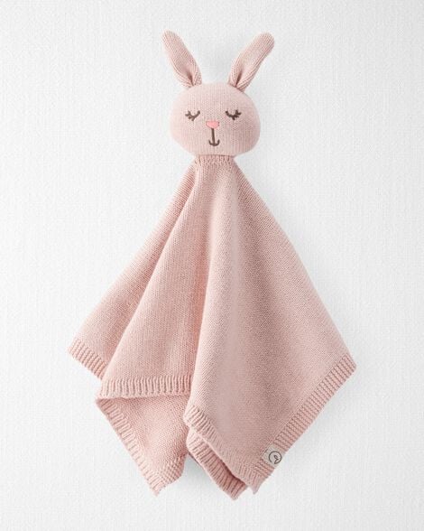 Baby Girl Organic Cotton Bunny Lovey