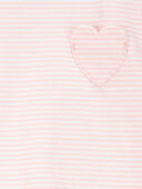 Pink - Baby 2-Piece Striped Jersey Tee & Tulle Tutu Skirt Set, Selected
