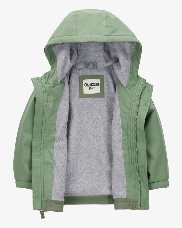 Product image 2 of Toddler Boy Midweight Color Block Jacket - Green