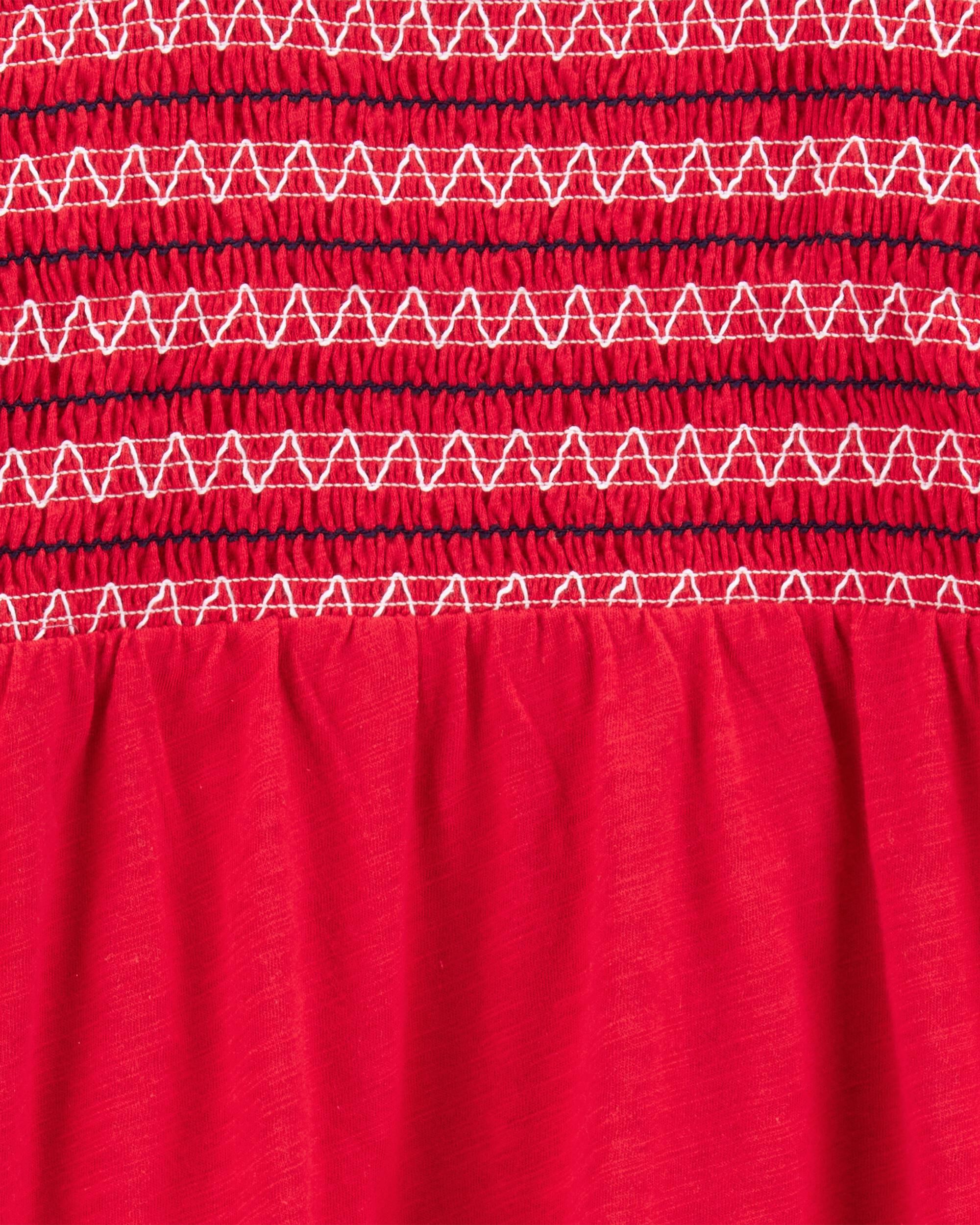Kid Smocked Cotton Dress