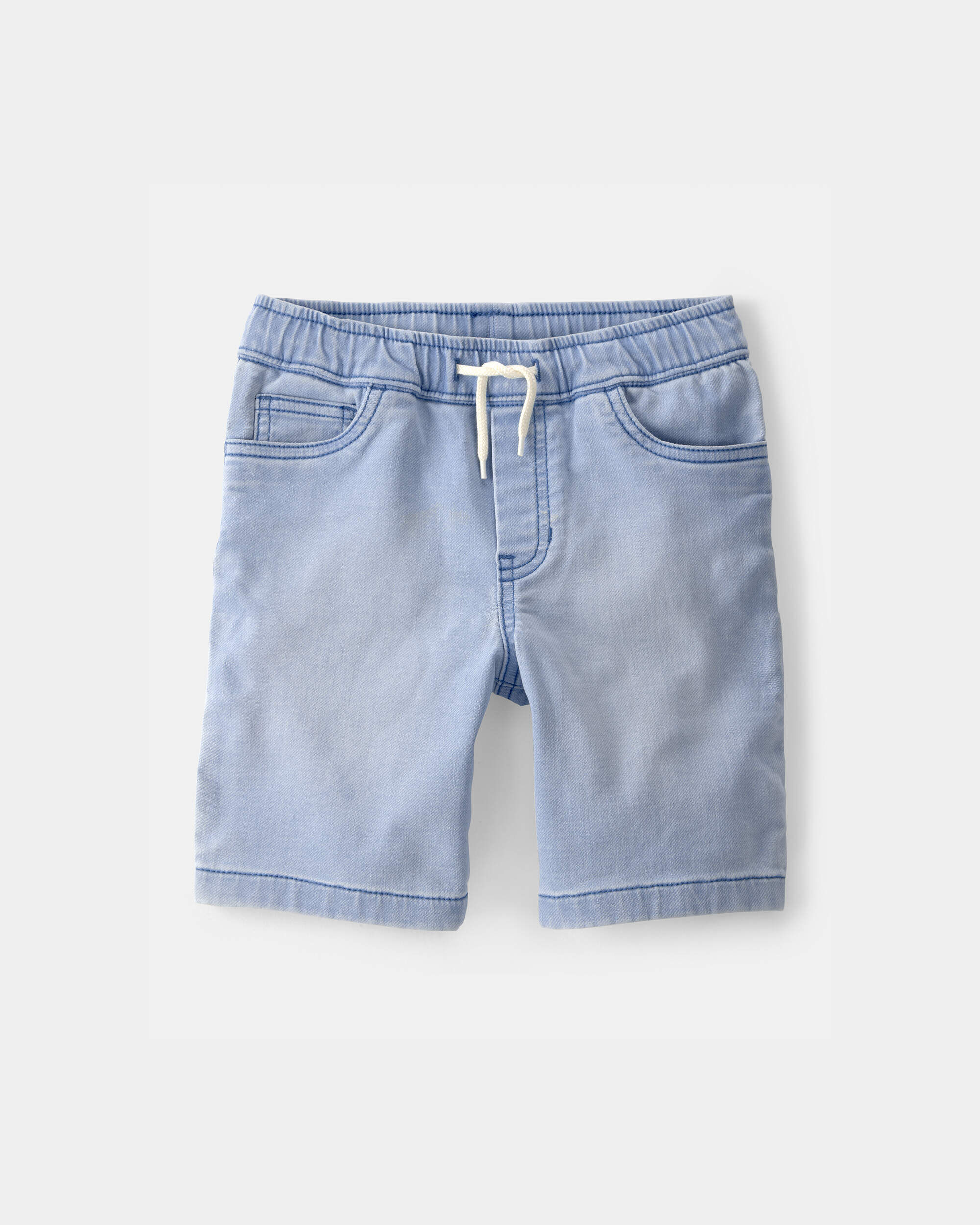 OshKosh Bgosh Boys Denim Drawstring Shorts - Light Wash 10 Blue 12$