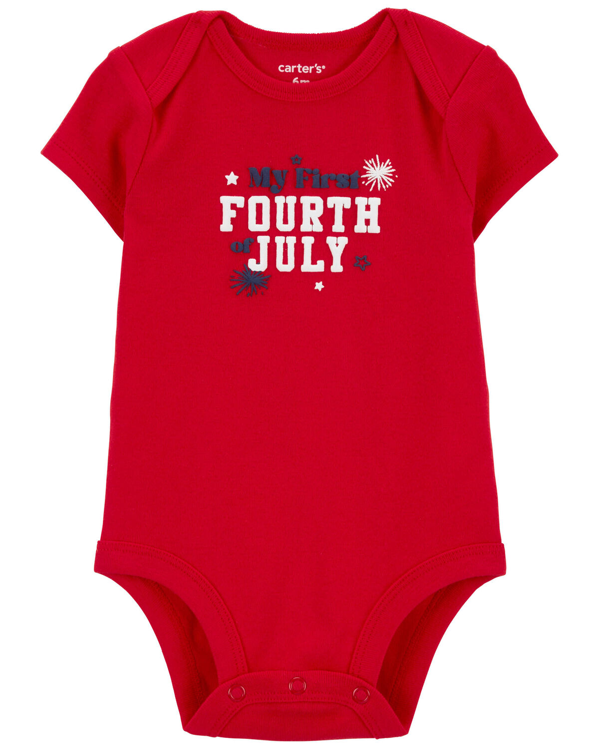 Red Baby My First 4th Of July Collectible Bodysuit