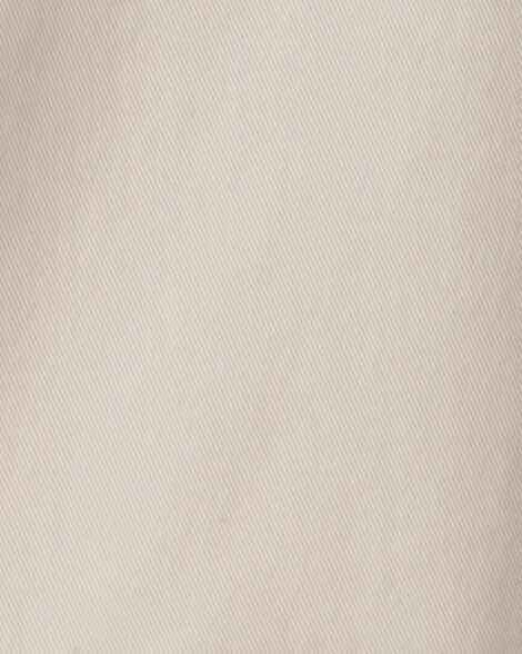 Girls Cotton Wide-Leg Pants - Cream