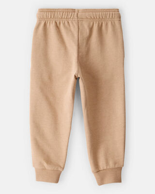 Product image 2 of Toddler Boy Construction French Terry Jogger - Tan