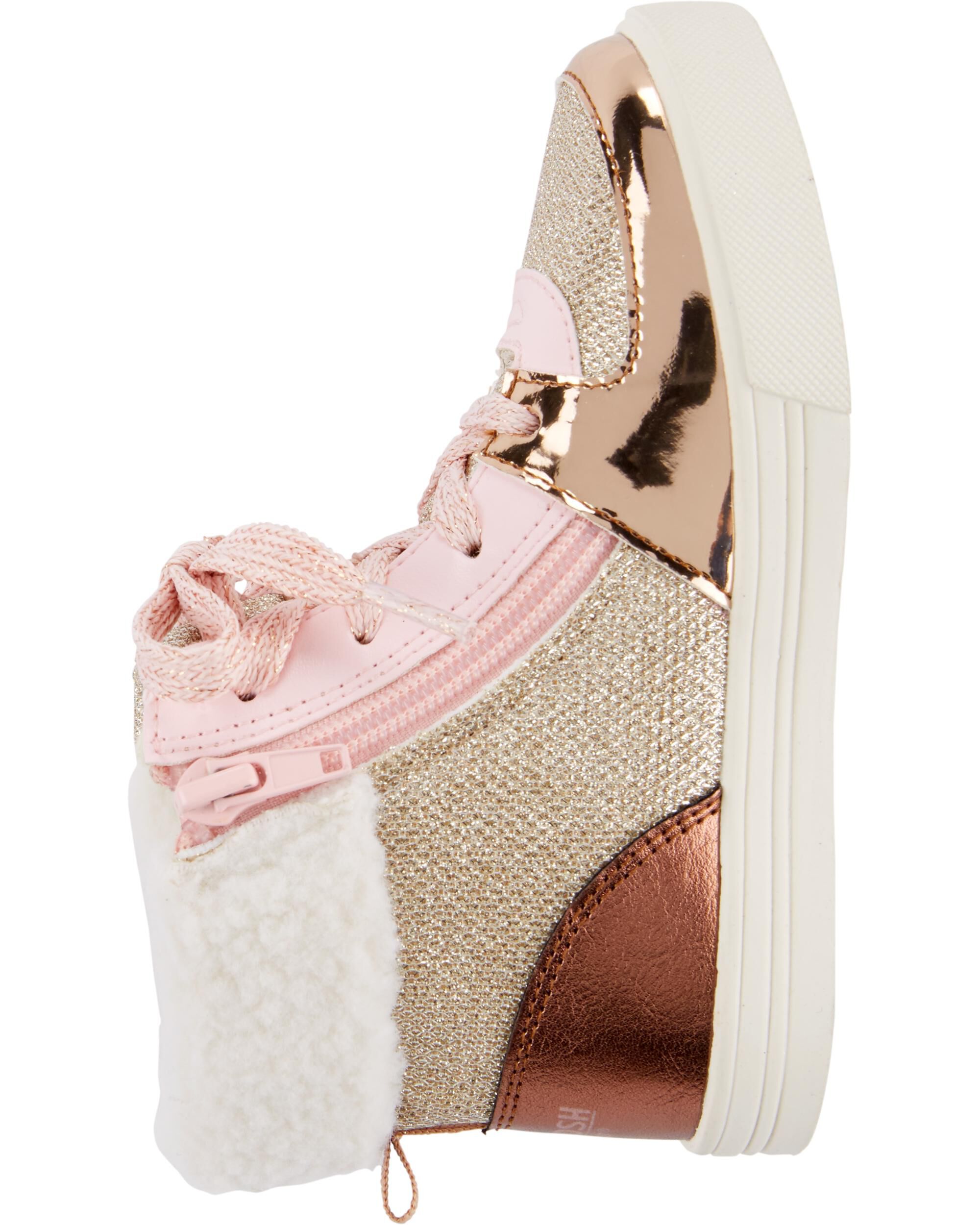 oshkosh gold high top sneakers
