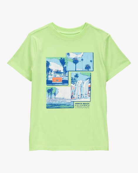 Product image 1 of Kid Venice Beach Graphic Tee - Green
