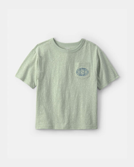 Boys 'Go Your Own Way' Surf Graphic Tee - Green