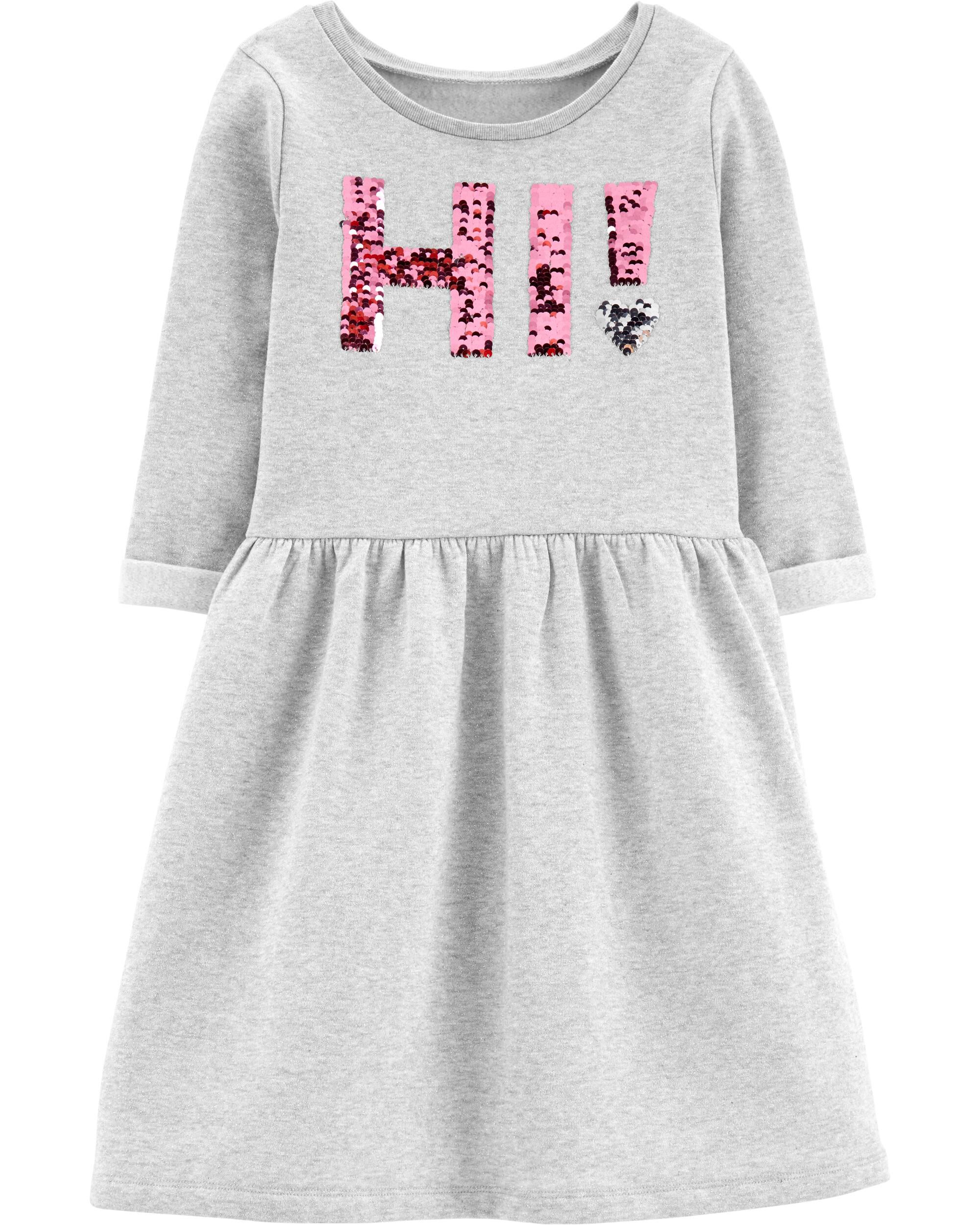 girls flippy sequin dress